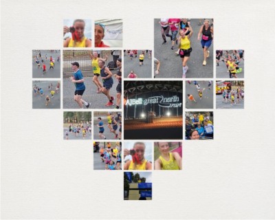runners in yellow tshirts