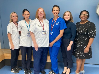 midwives standing smiling